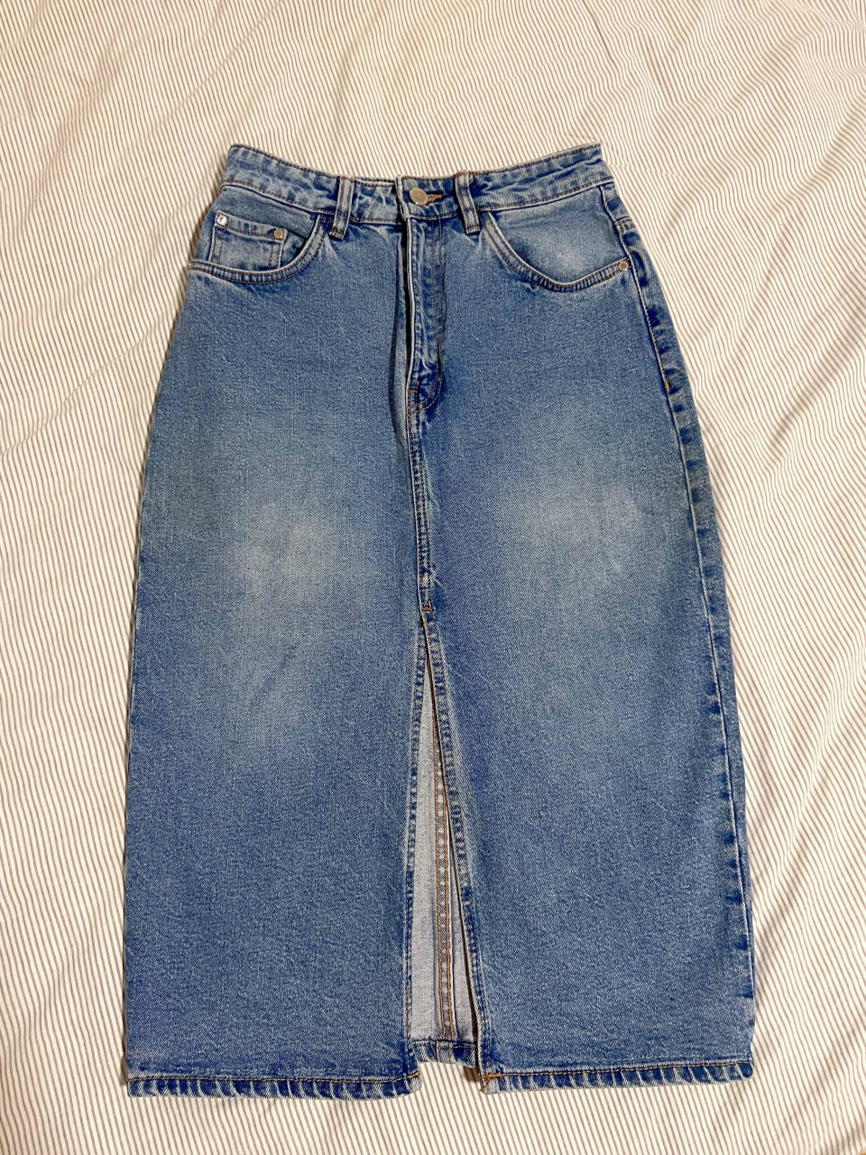 Джинсовая юбка Zara Authentic denim photo 2