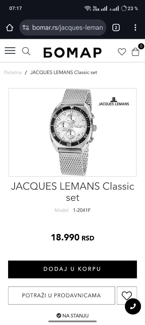 Satovi Jacques Lemans 1-2041f photo 5