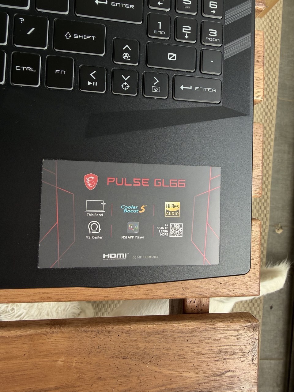MSI Pulse GL66 12UGKV Laptop photo 2