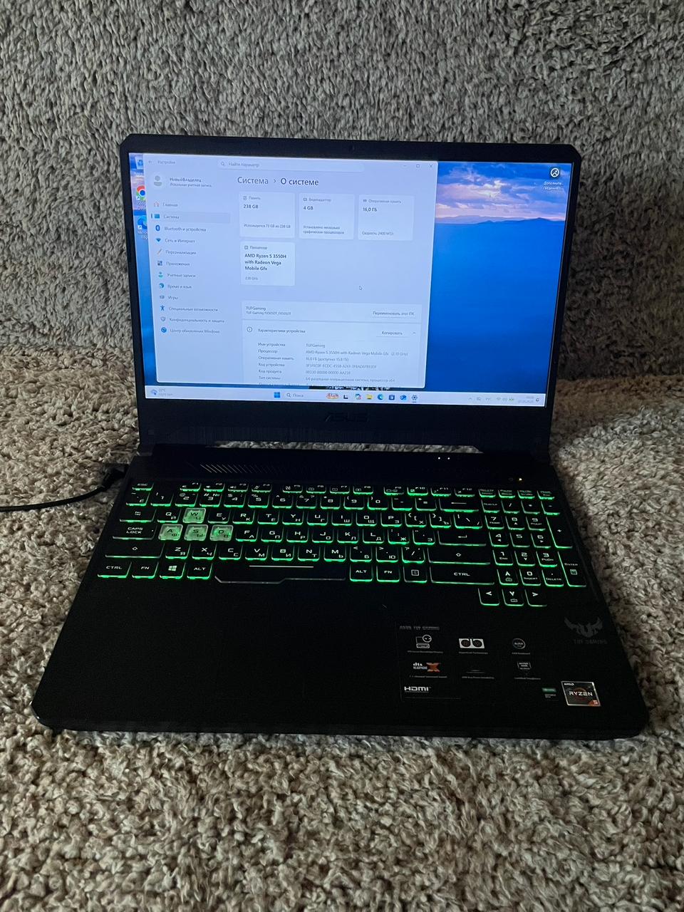 Asus TUF gaming FX505DT photo 4
