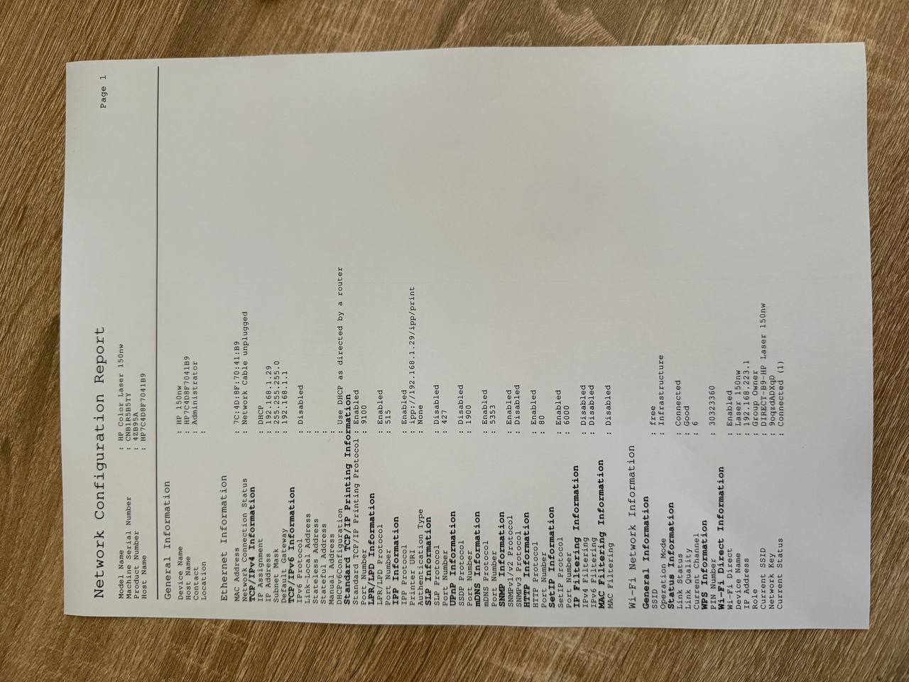 HP Boja Laserski Štampač 150nw photo 3