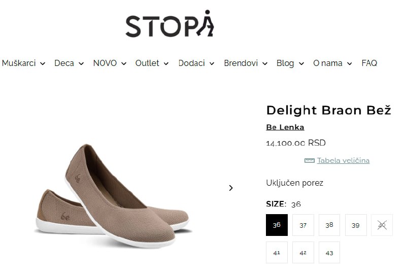 Ballet shoes Be Lenka