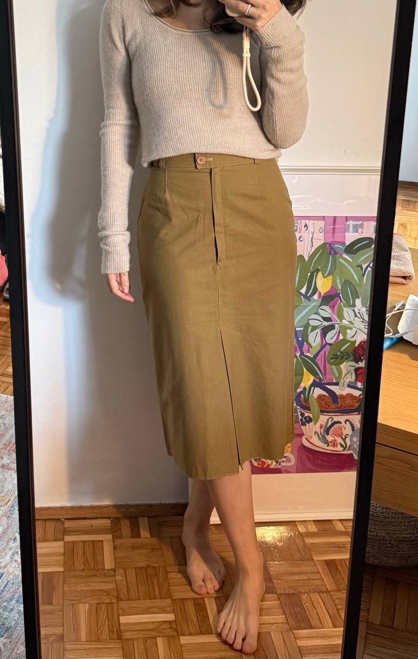 Vintage cotton skirt