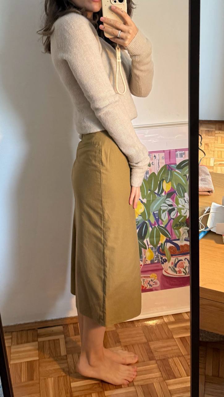 Vintage cotton skirt photo 6