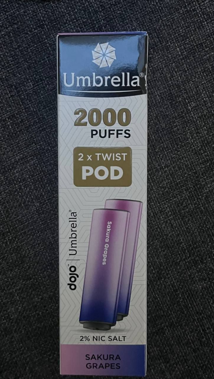 Umbrella Twist 2x POD 2000 Puffs