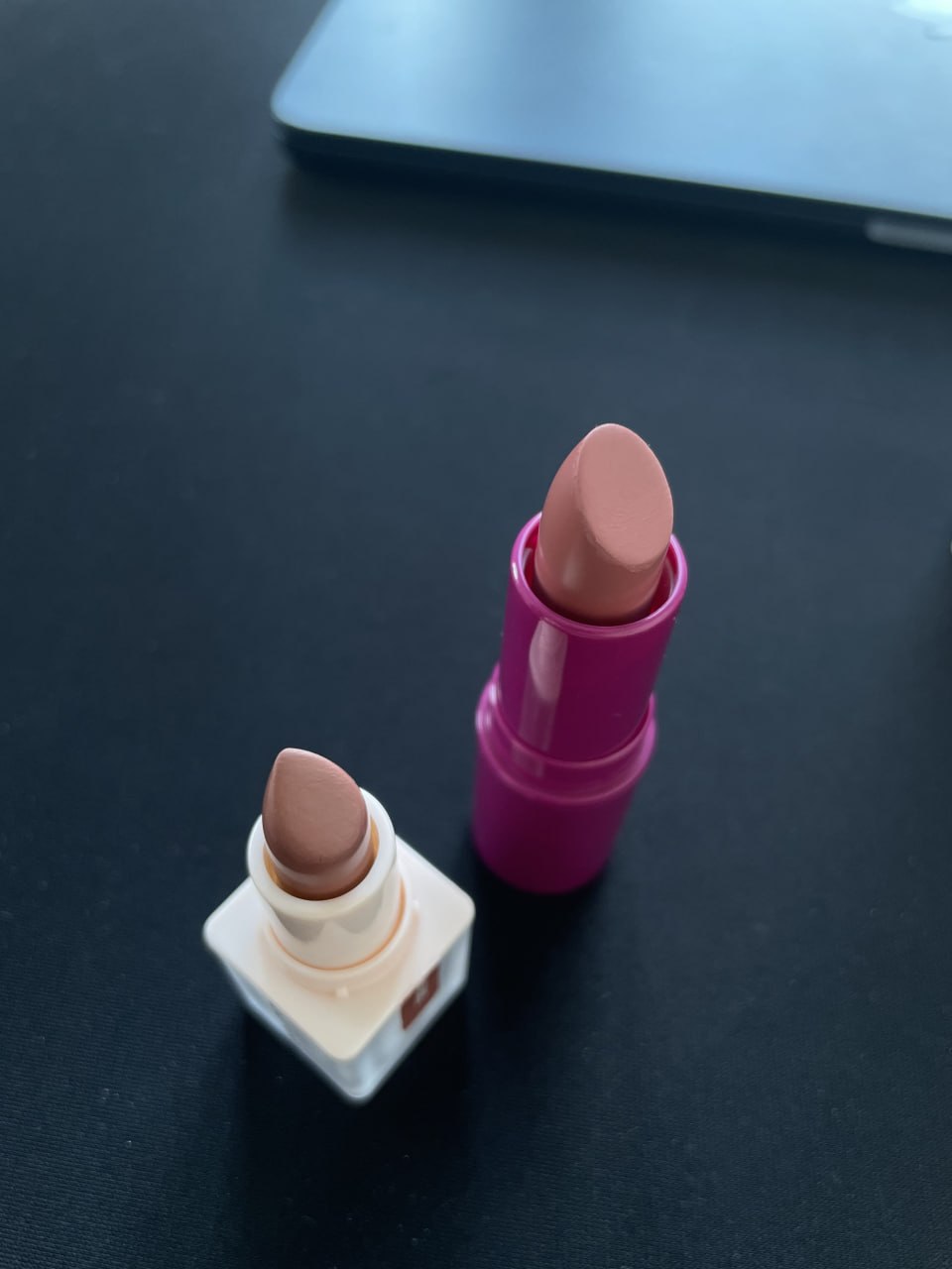 Icon Nude and Siren pink nude lipsticks