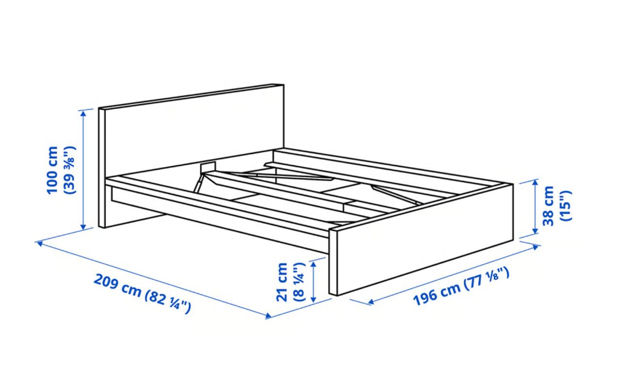 Кровать IKEA MALM photo 3