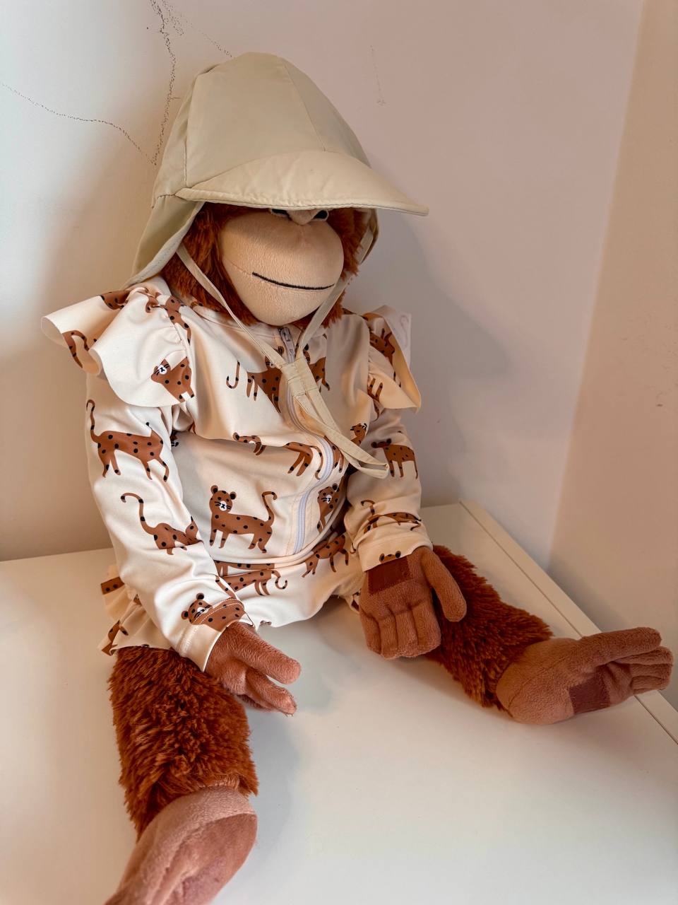 Cotton blend shorts and top suit photo 3
