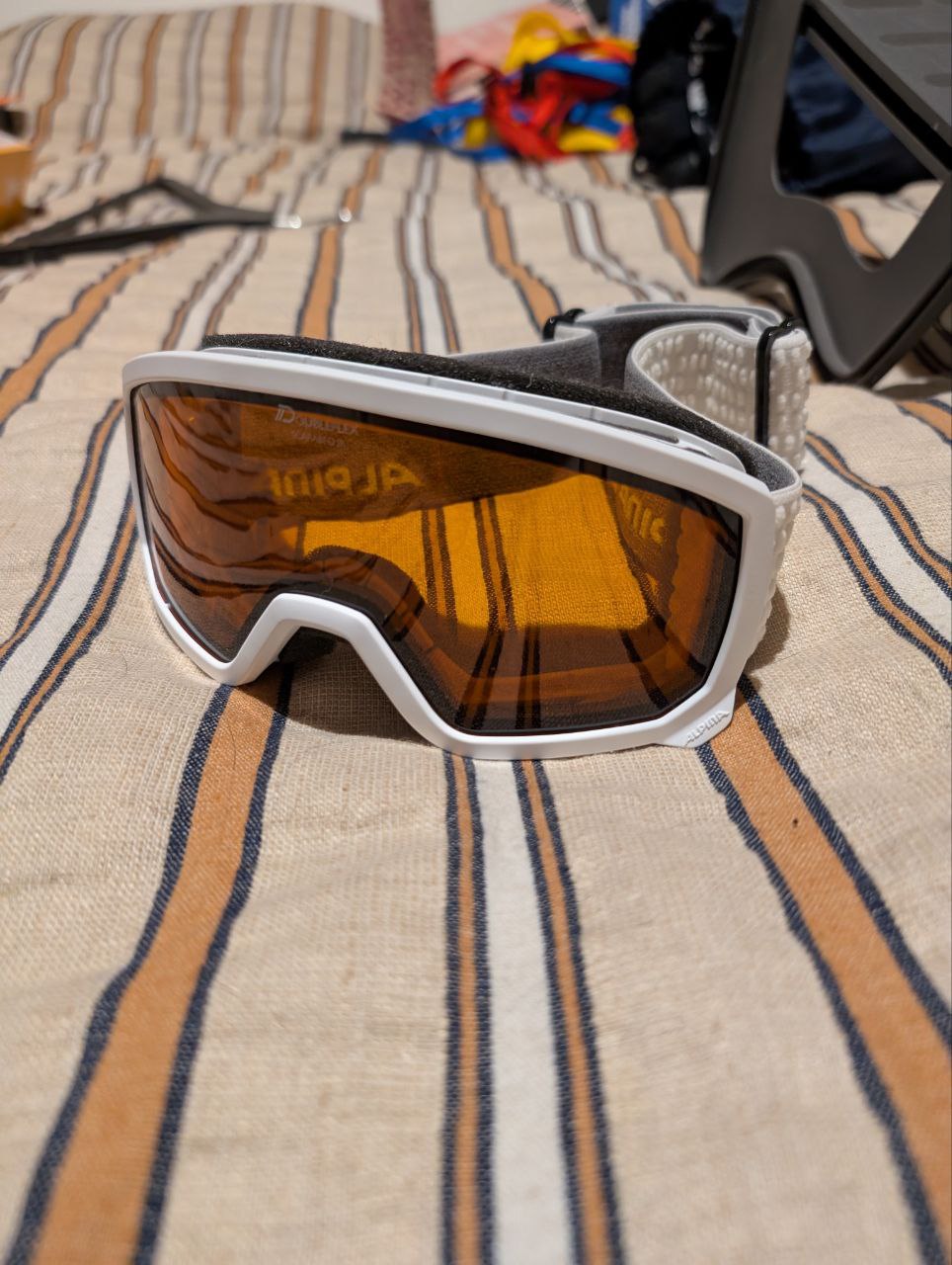 Маска горнолыжная детская ALPINA Scarabeo Jr. Dh Unisex с чехлом
