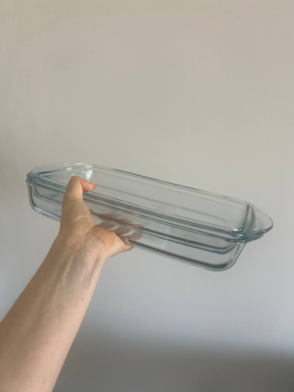 Glass baking form