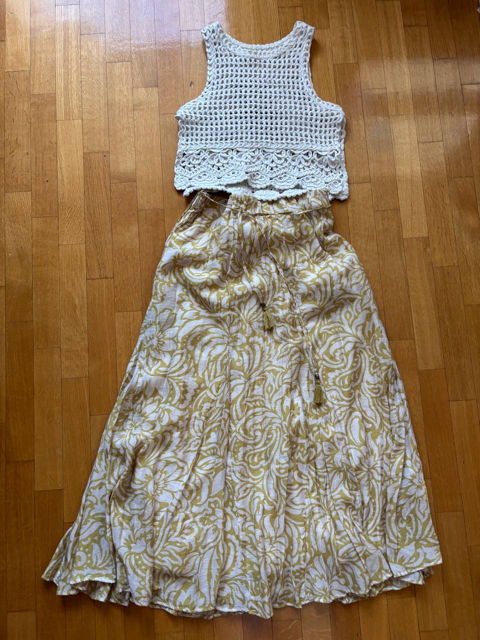 Knitted cropped top ZARA photo 2