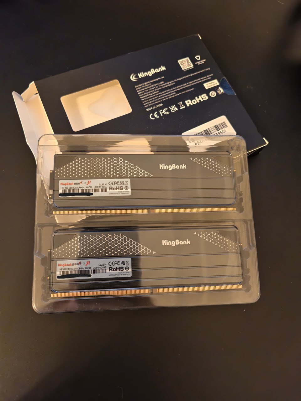 KingBank 96gb 6400 cl 32 UDIMM DDR4 RAM