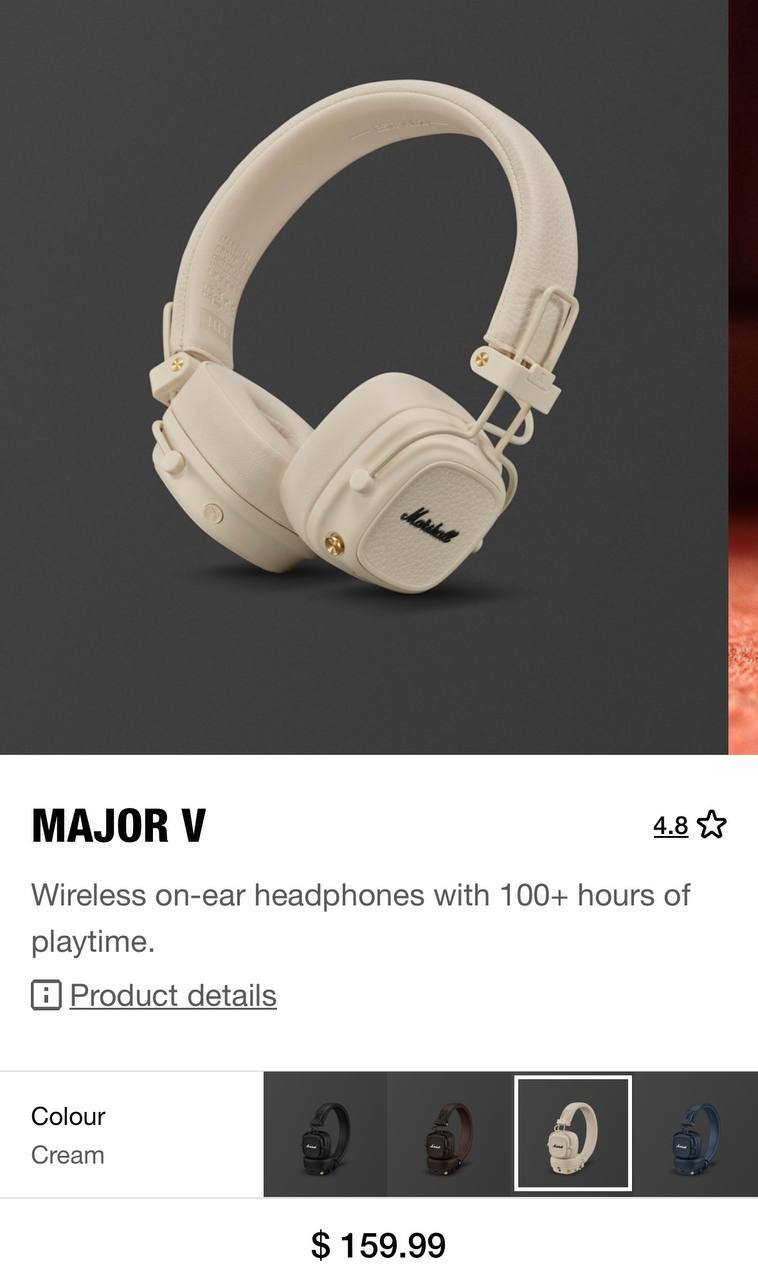 наушники Marshall Major V photo 4