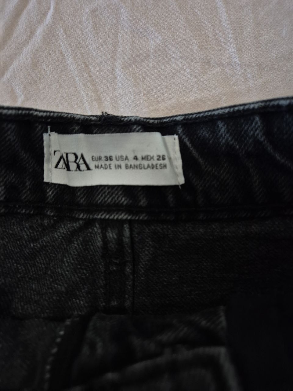Denim shorts zara photo 3
