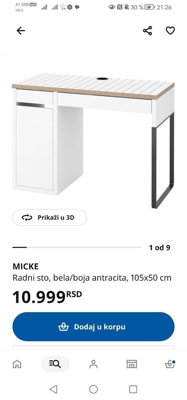 IKEA Micki table photo 2