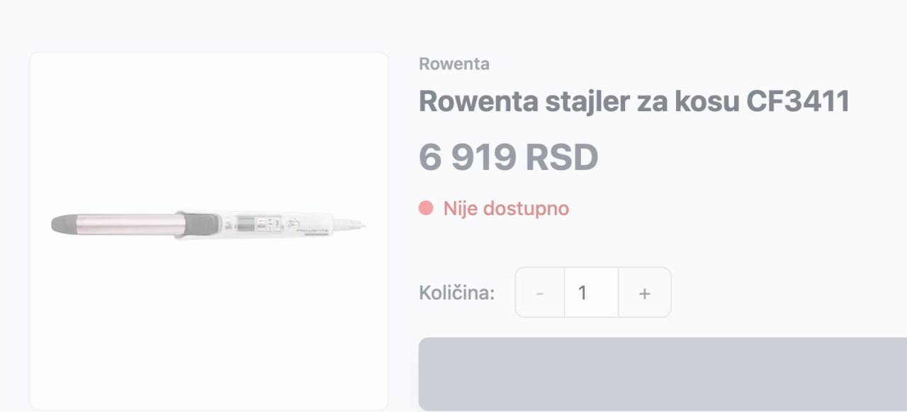 Плойка для волос Rowenta CF3411 photo 2