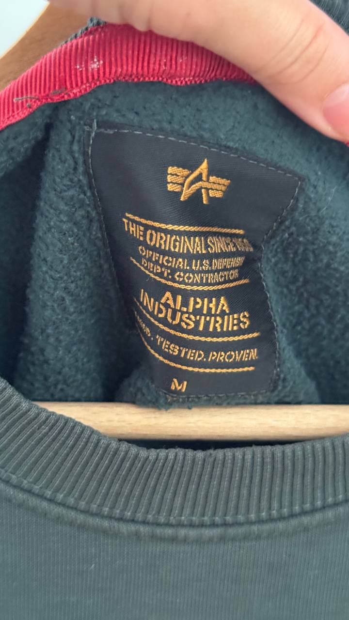 alpha industries sweatshirt photo 3