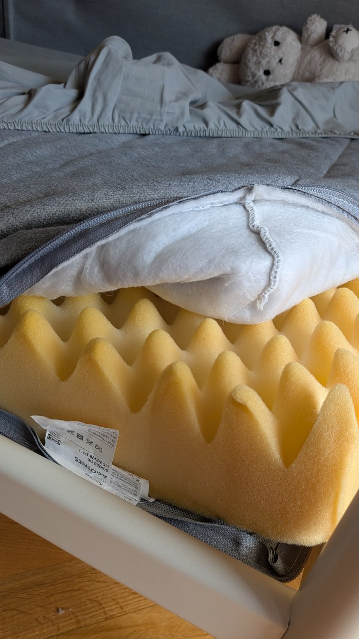 Двујарусна крeвeт Ikea Vitval + 2 матраца Agontes photo 2