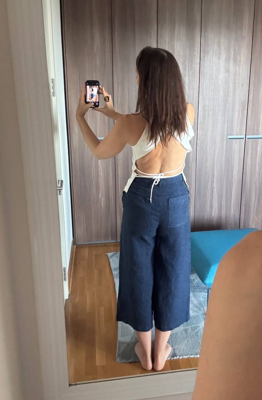 Бриджи цвета индиго и шорты-карго ZARA photo 4