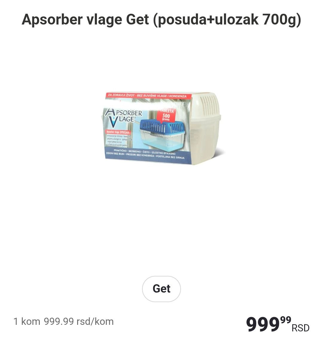 moisture absorber