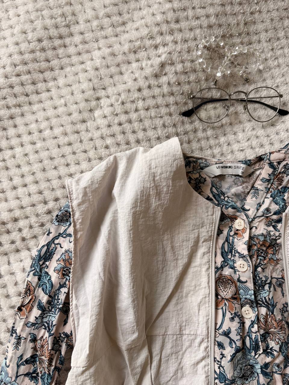 patterned blouse