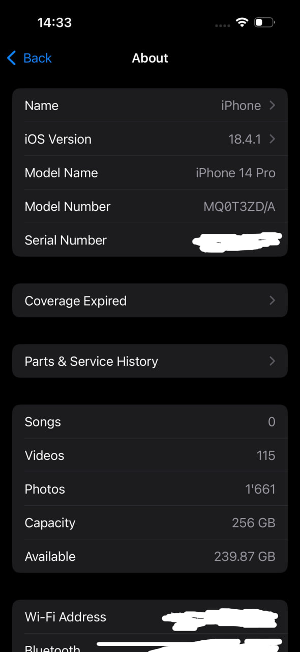 Apple iPhone 14 Pro Prostor Siva 256 GB photo 4