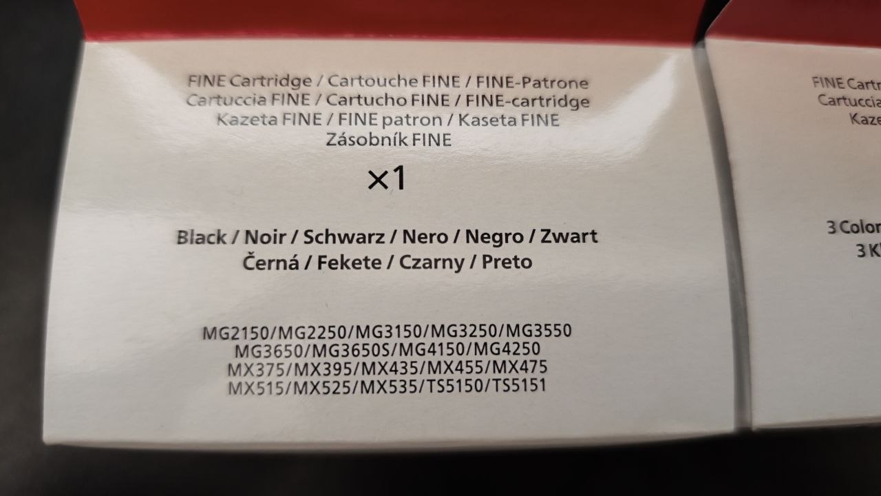 Canon PG-540L Black and Canon CL-541XL Color cartridges photo 2