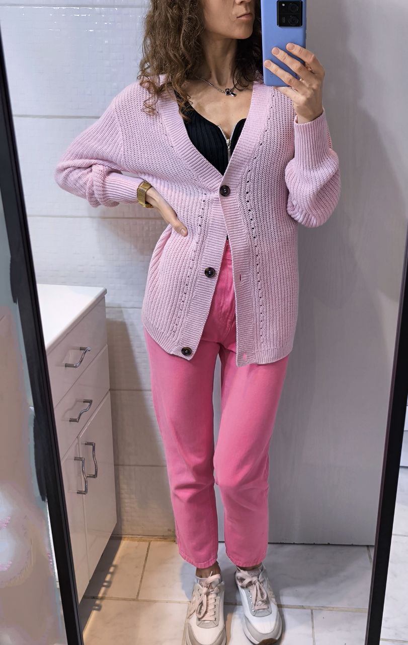Джинсы Mom fit + Кардиган photo 8
