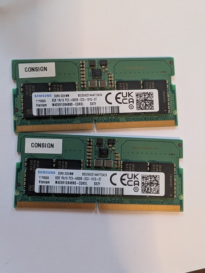Samsung DDR5 SODIMM 16GB (2x8GB)