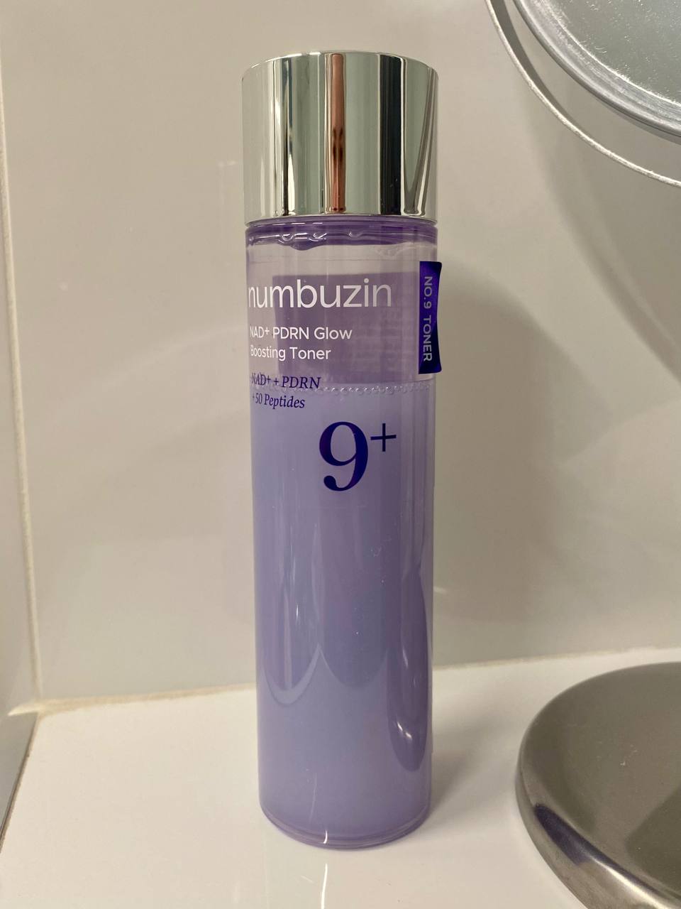 Peptide Toner with PDRN Numbuzin No.9 NAD+ PDRN Glow Boosting Toner