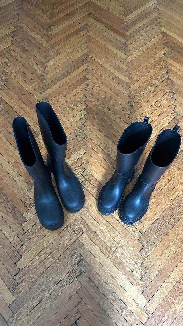 Rubber boots