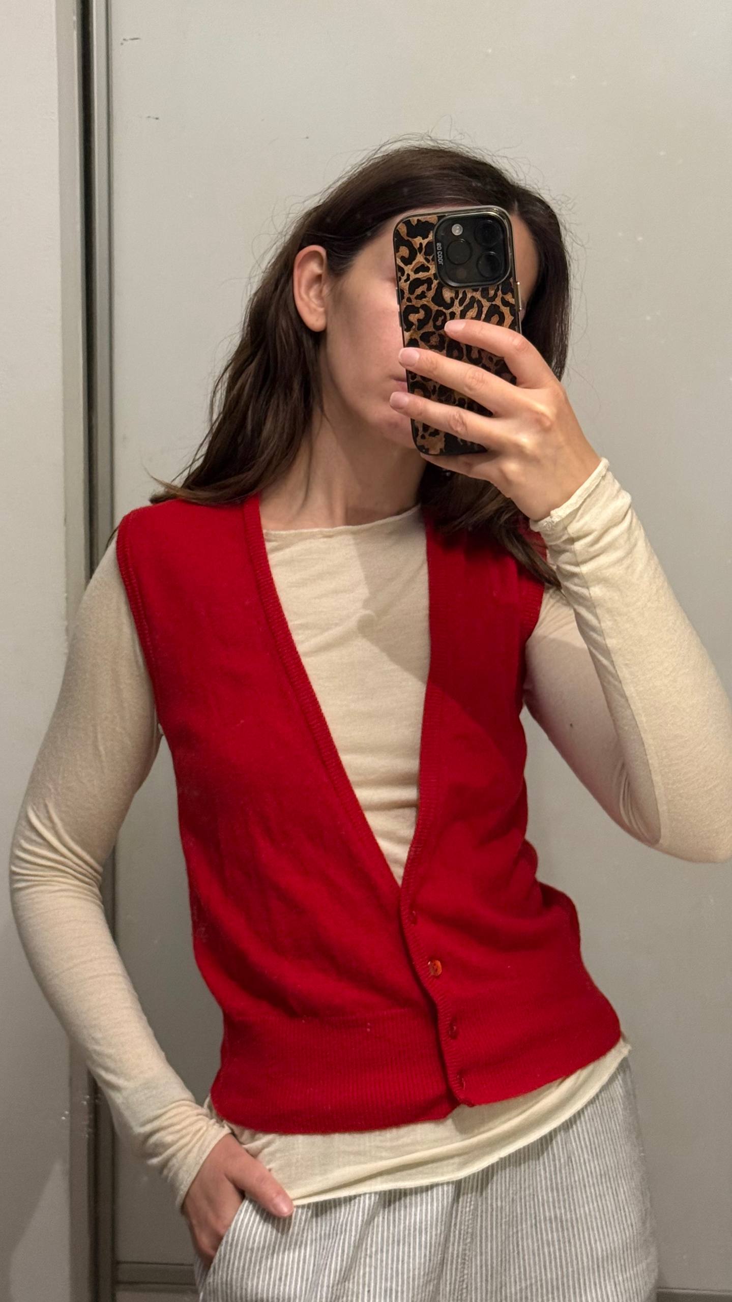 Wool+Angora Vest