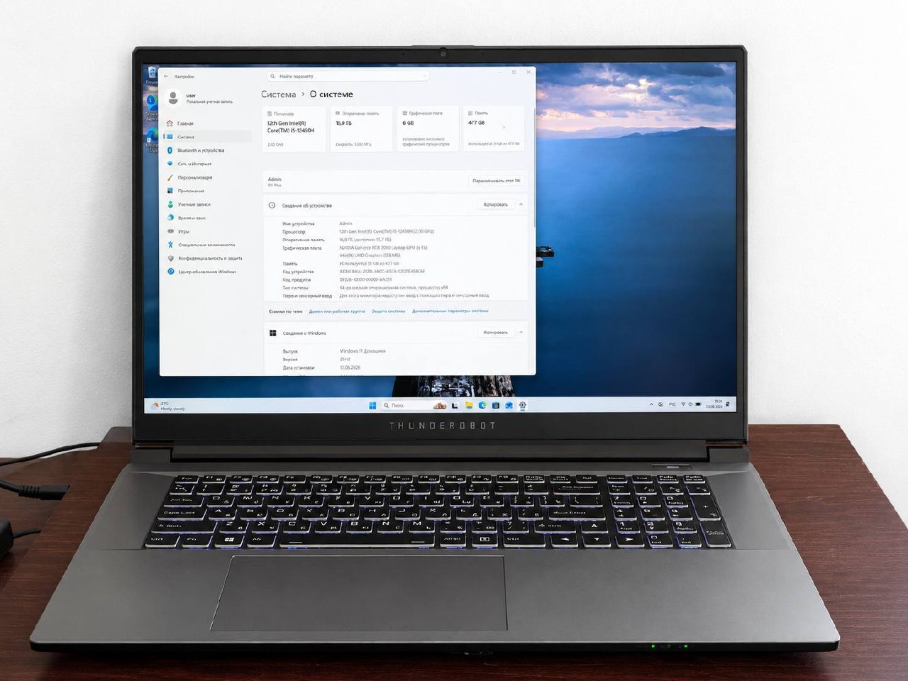 Gaming laptop Thunderobot 911 Plus Pro D