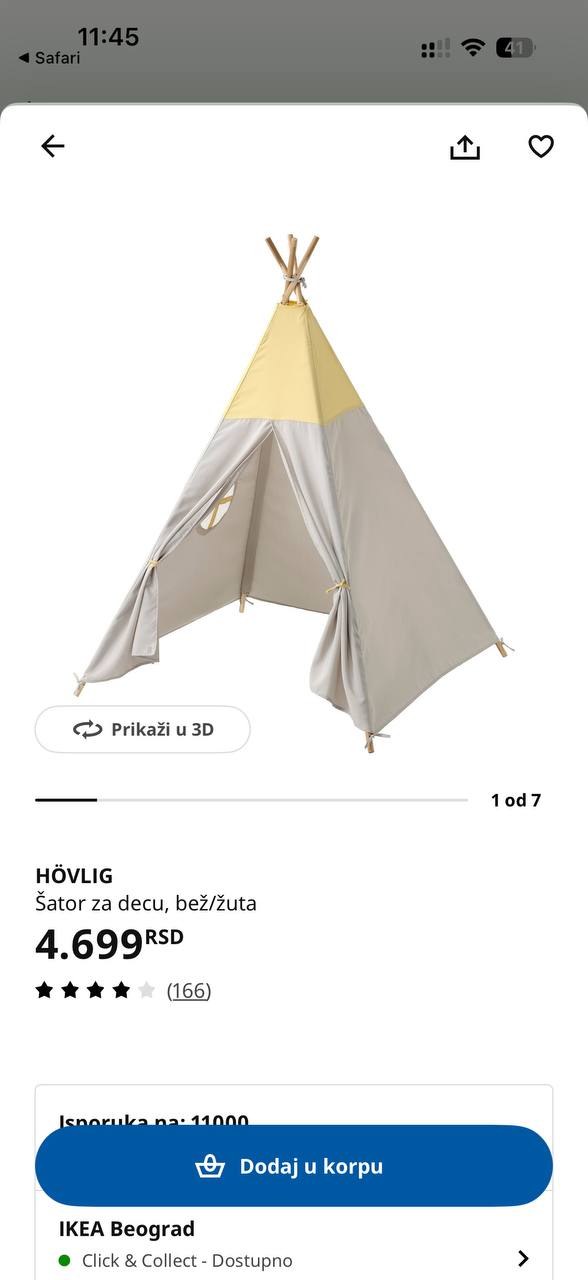 Ikea dečija kupola photo 4