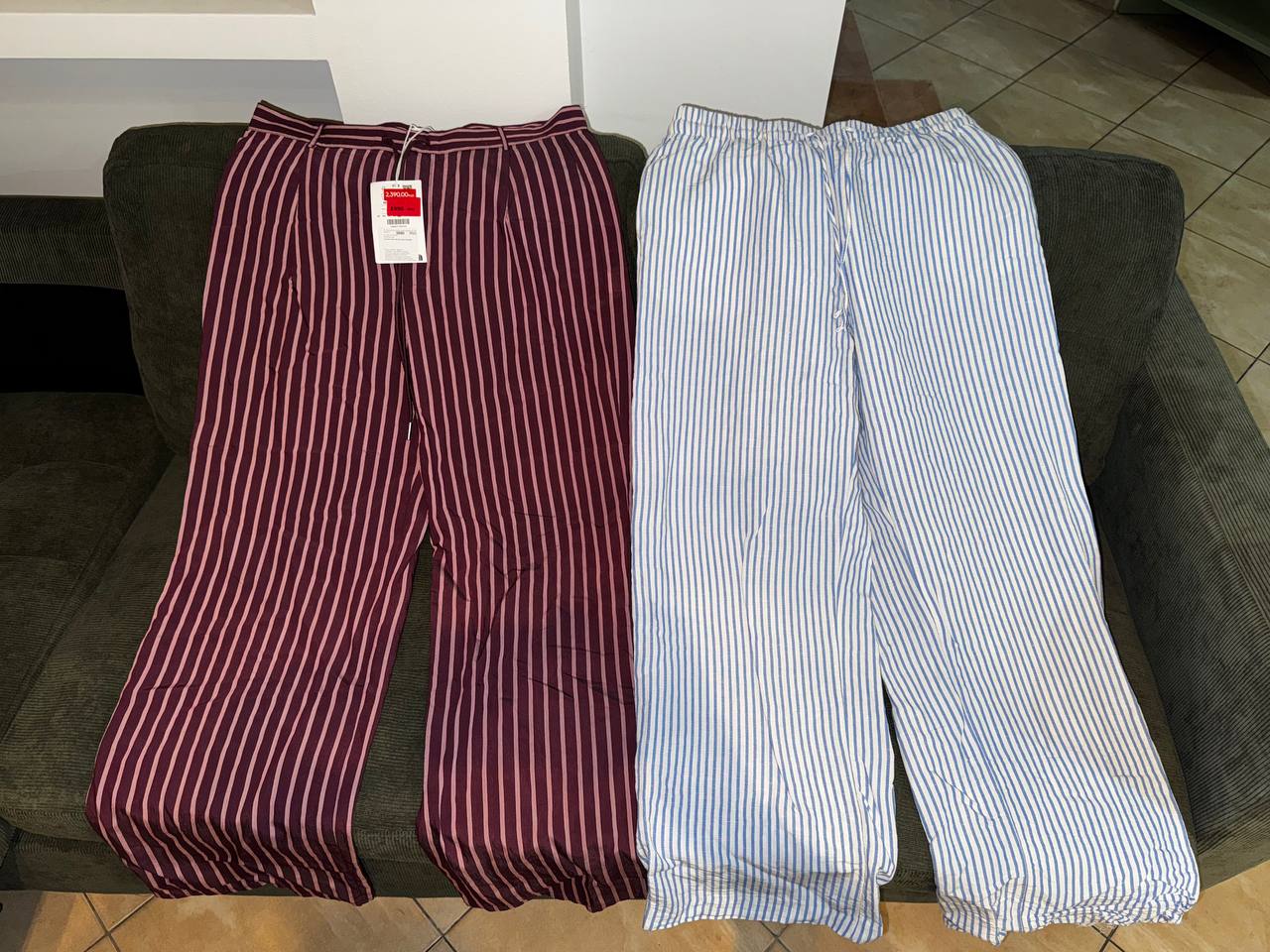Burgundy pants P&B