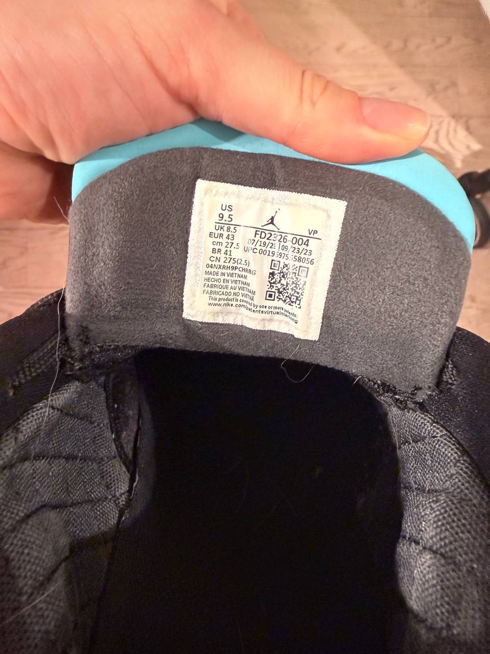 Air Jordan 38 Low Black Gamma Blue photo 4