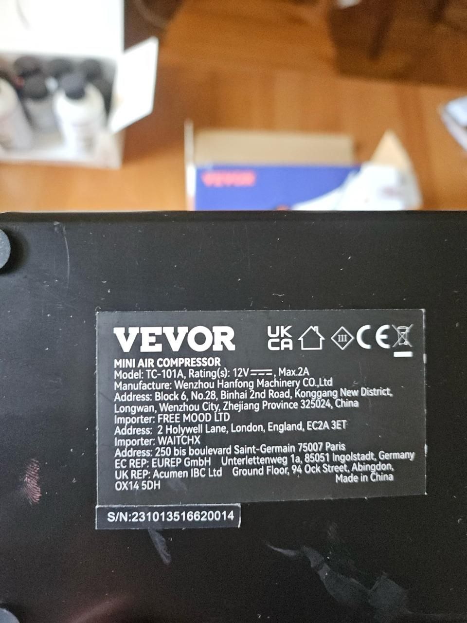 набор для аэрографии с компрессором vevor photo 2