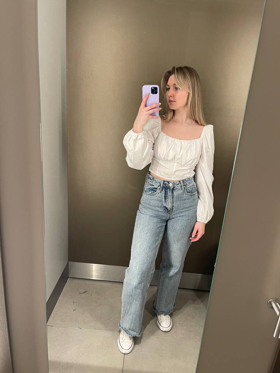 Джинсы wide leg photo 3