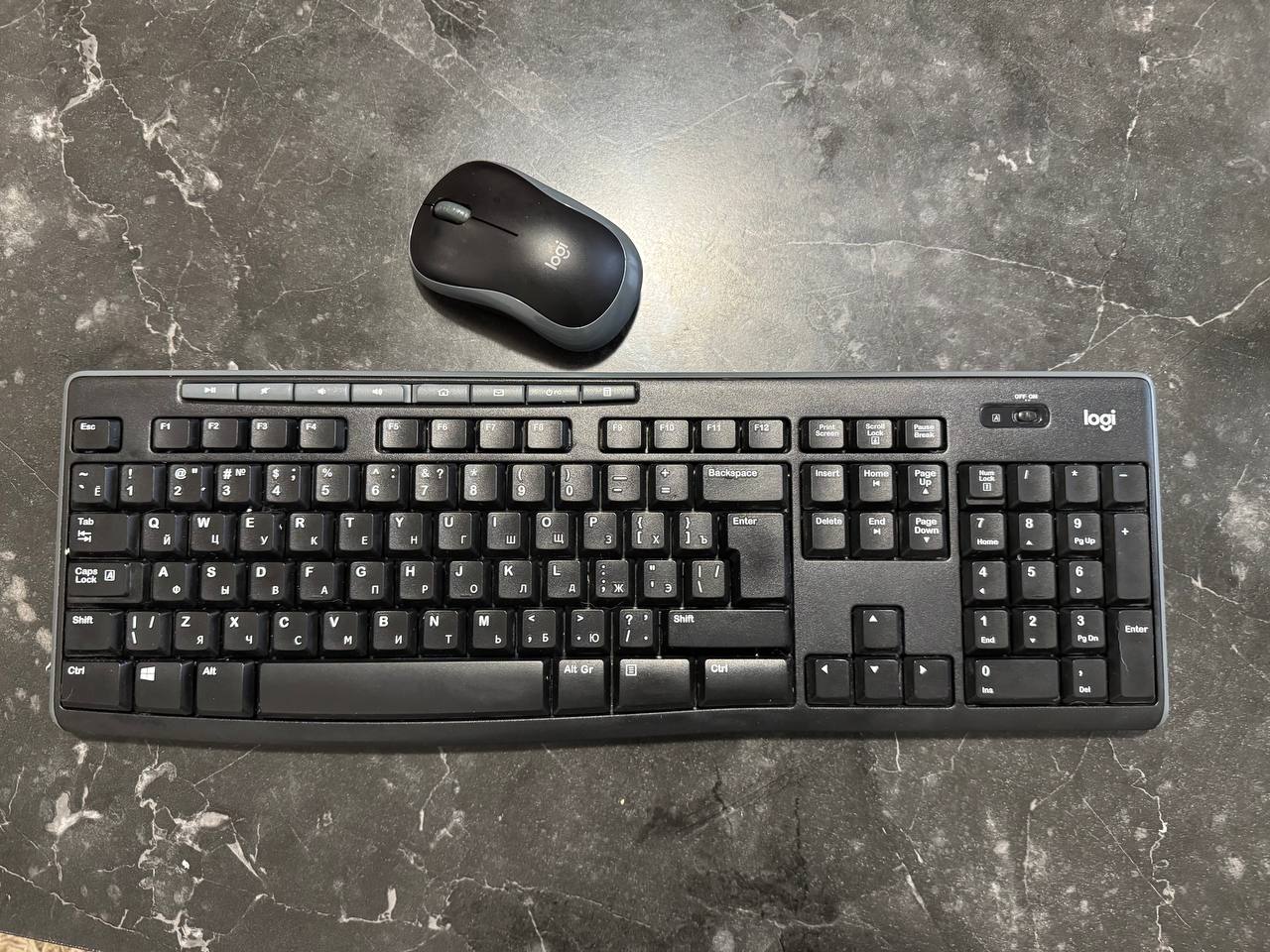 Keyboard and mouse Logitech