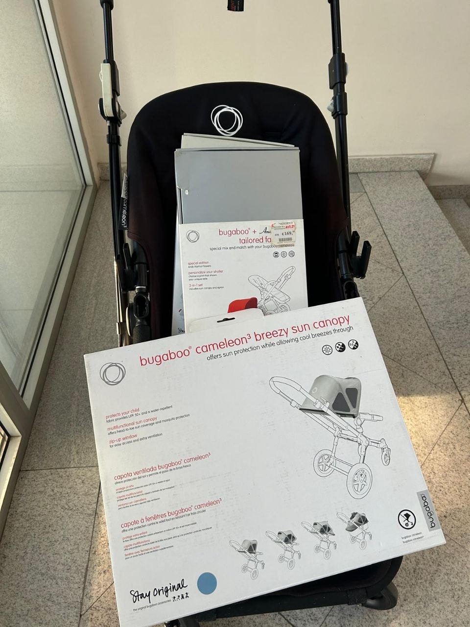 Šetacica Bugaboo i automobilska seda Maxi Cosi Pebble perlica photo 2