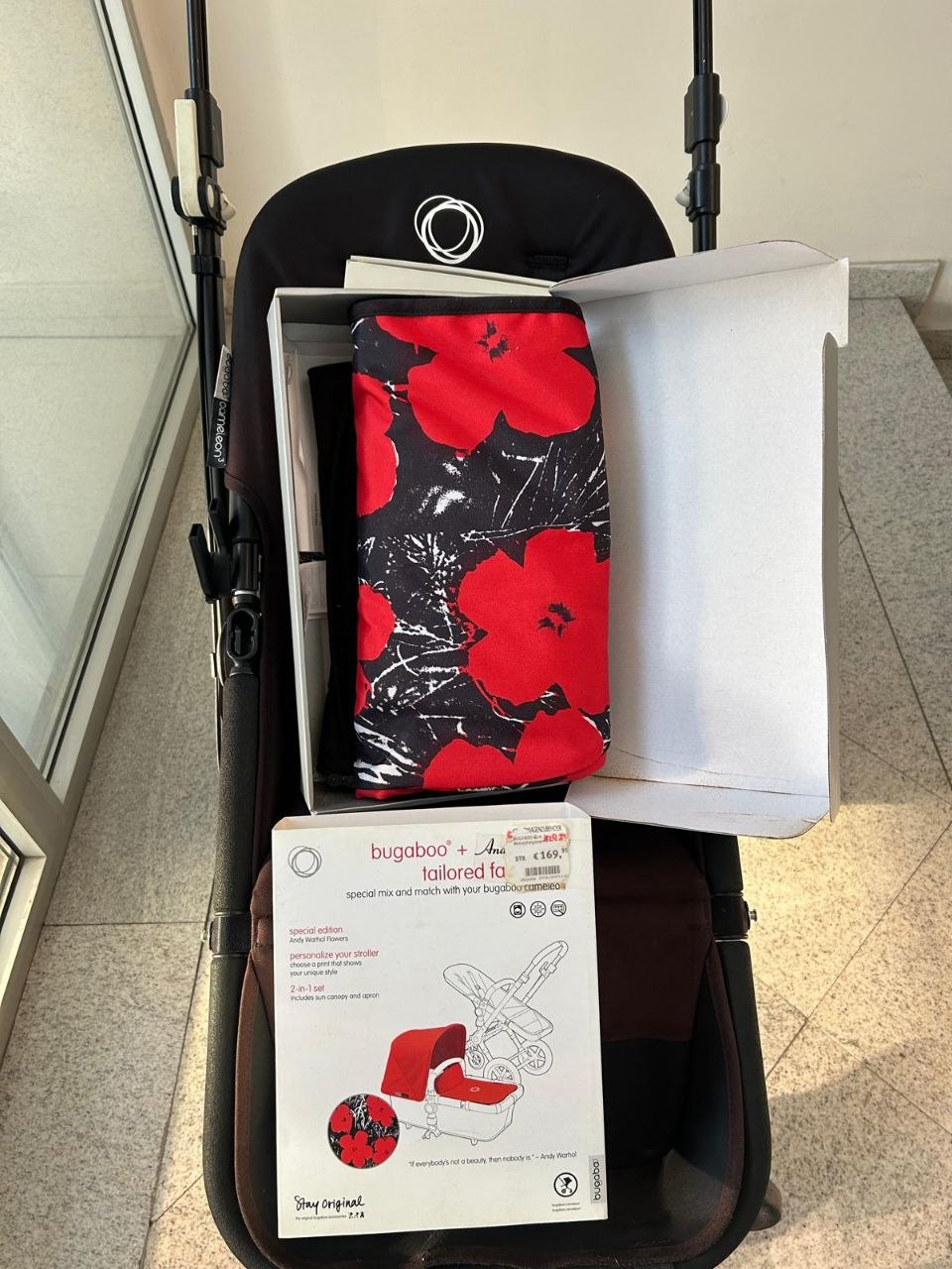 Šetacica Bugaboo i automobilska seda Maxi Cosi Pebble perlica photo 3