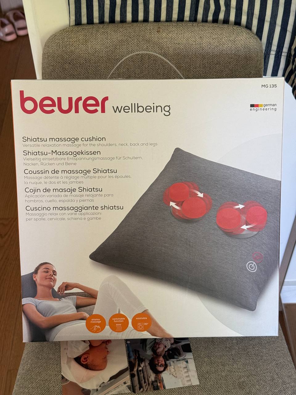 Shiatsu Beurer MG135 masažna подушка