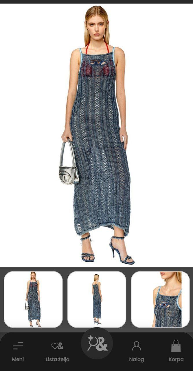 Cotton braided dress Diesel photo 2