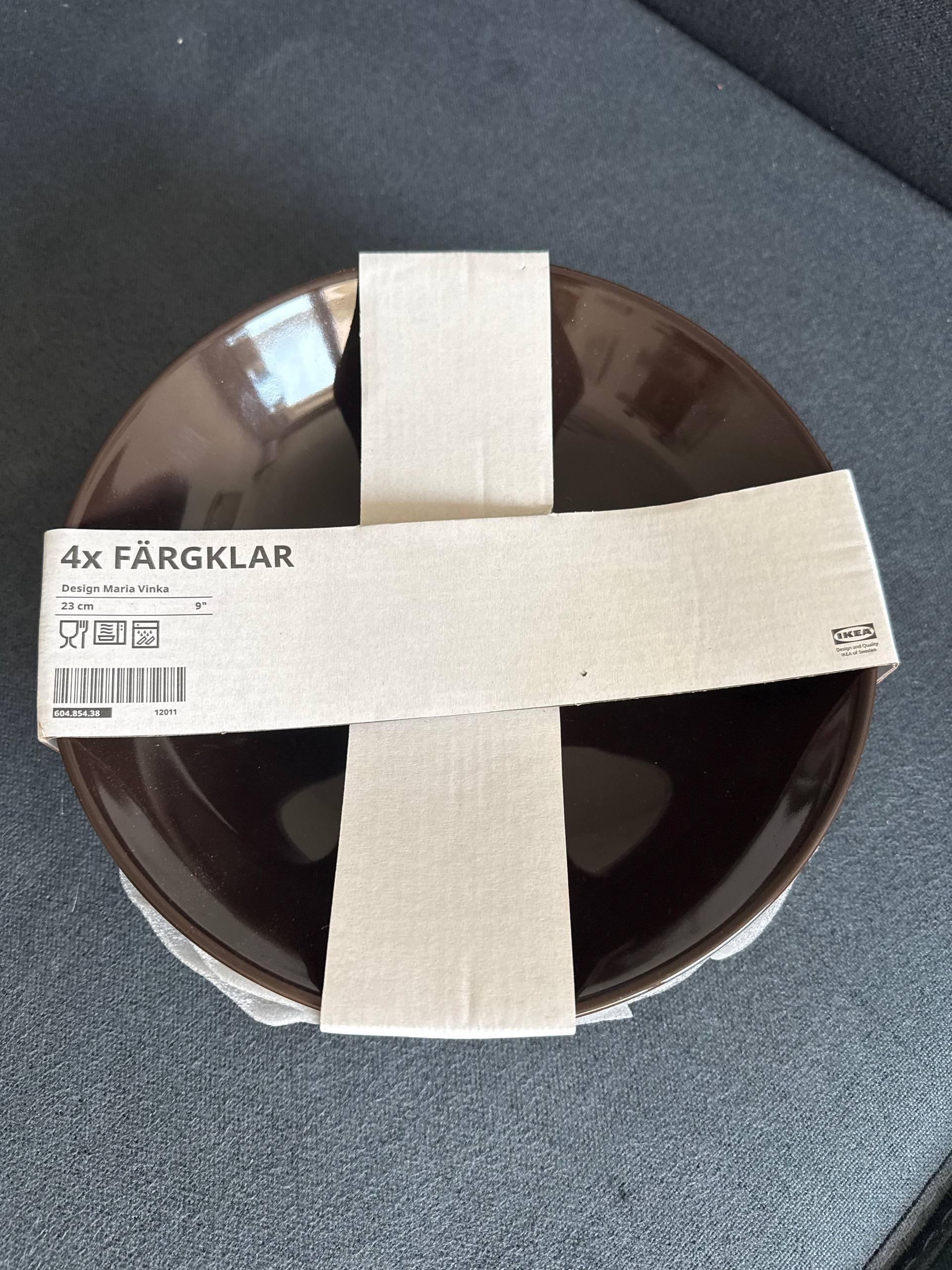 Skupa dubokih tanjira IKEA FÄRGKLAR