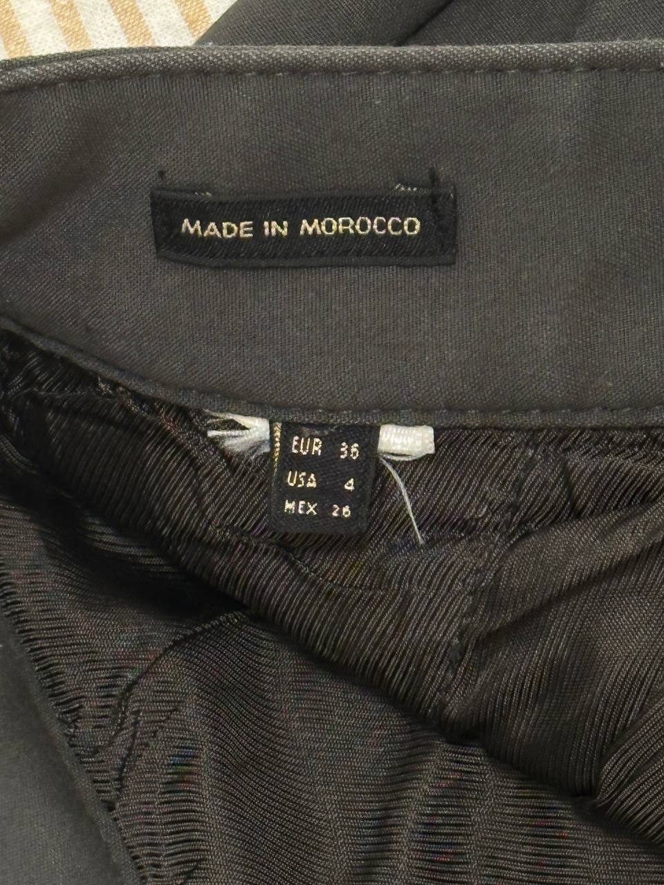 Tamno sive elastične široke Massimo Dutti pantalone photo 6