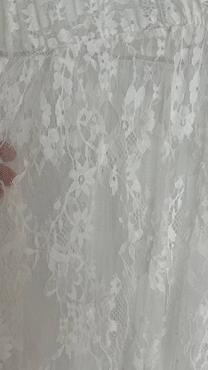 Čipkan kombinacioni haljina photo 2