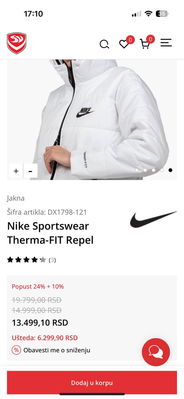 Nike Sportswear Therma-FIT down jacket photo 3