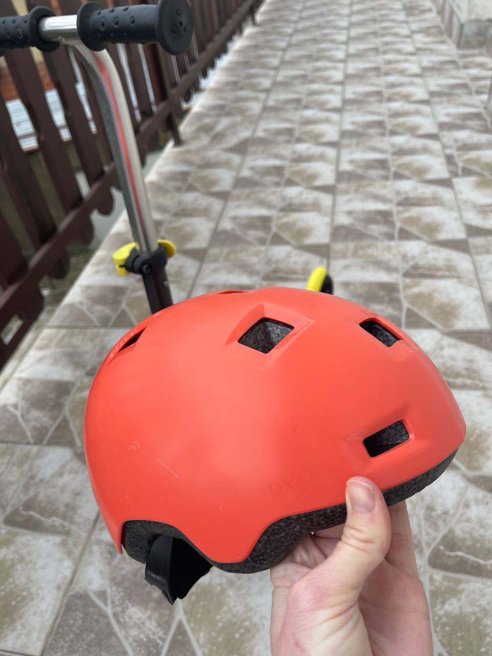 детский самокат и шлем (Decathlon) photo 3