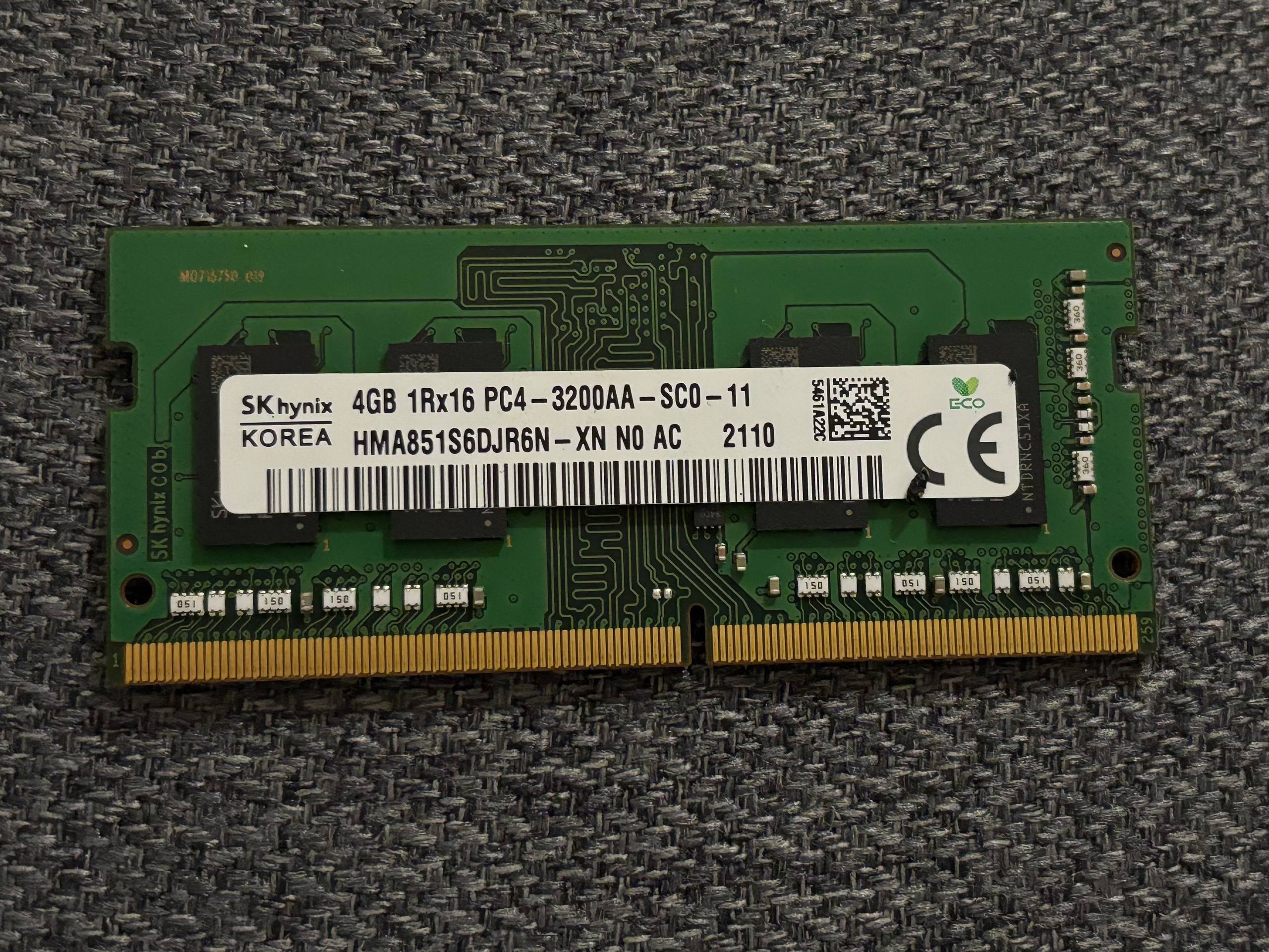 RAM SK Hynix 4GB DDR4 3200MHz SODIMM