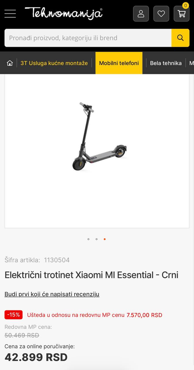 Xiaomi Mi Električni Skuter Essential photo 2